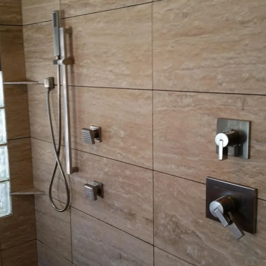 Shower fixture installation for Water Heater Replacement in Richardson